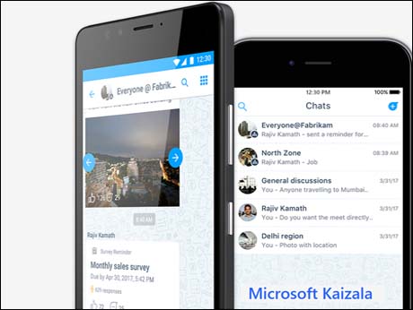 Microsoft brings  mobile work management tool Kaizala to India