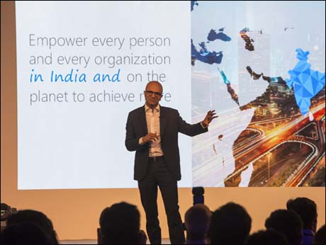 Microsoft CEO Satya Nadella shares his take on Ideas for India