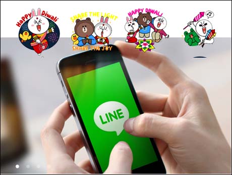 Mobile platform Line, notches up 30 million users in India -- in 18 months.