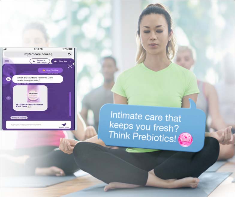 Mundipharma harnesses chat bot to  help women find the right feminine care