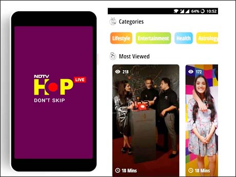 NDTV joins with Airtel to launch live channel  for smartphones