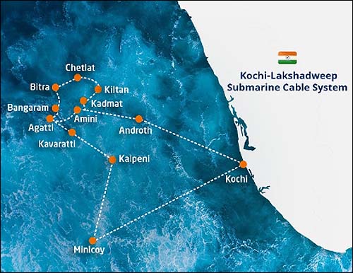 NEC Completes Submarine Cable System for BSNL Connecting Kochi and the Lakshadweep Islands