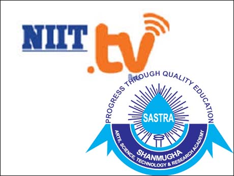 NIIT tv  ties up with SASTRA University