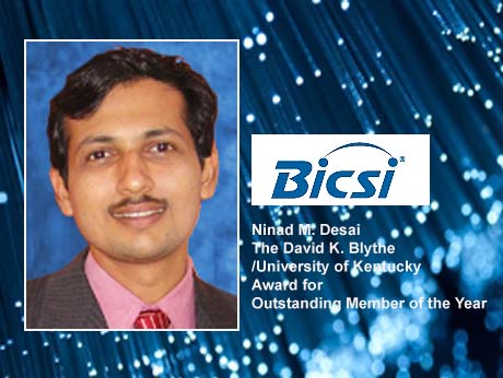 Leading Indian networking expert, Ninad Desai honoured by industry association, BICSI