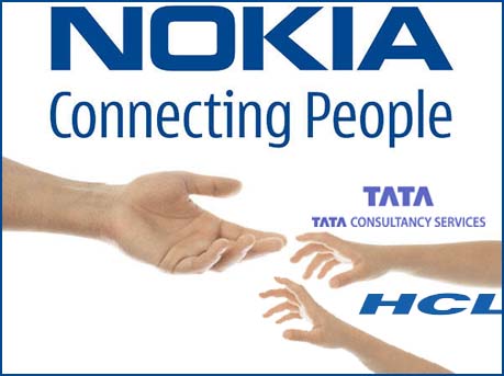 Nokia turns to Indian tech leaders  TCS & HCL for  ITeS