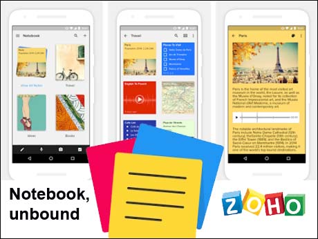 Note-able app from Zoho