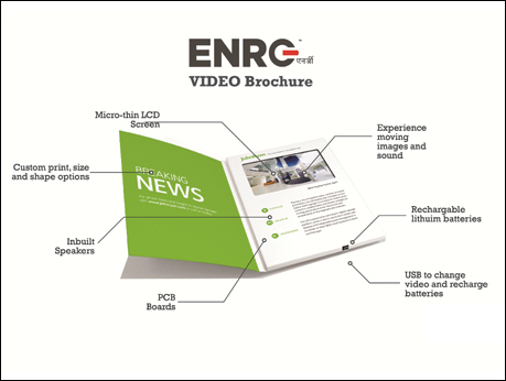 Now, a new marketing  tool: Video Brochure  or VideoChure
