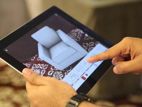 Now, an app that lets you  'try' furniture before buying!