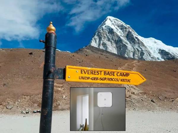 Now, enjoy Internet access at 5200 metres at Everest Base Camp