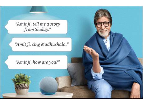 Now Alexa can respond with Amitabh Bachchan's voice