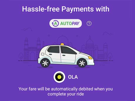 Ola  cabs can now be booked & paid using PhonePe app