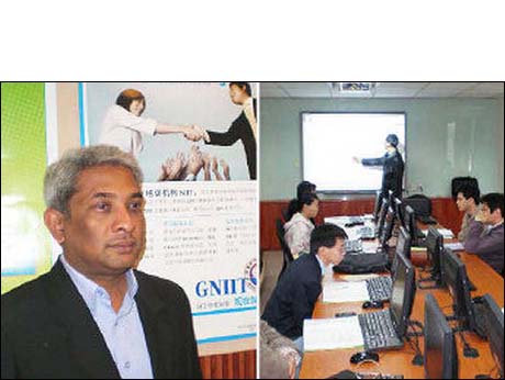 Prakash Menon of NIIT helped create the India brand of tech training in China