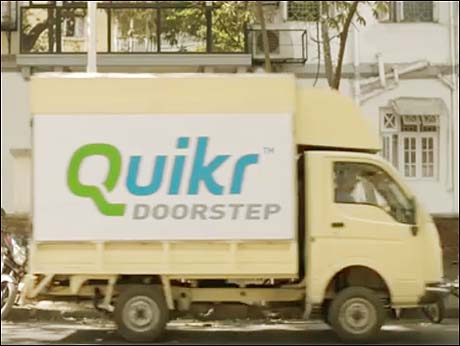 Quikr by own truck!  Indian classified online leader offers to deliver the goods you buy or sell
