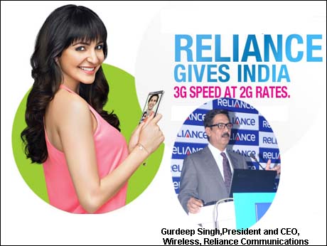 Reliance offers disruptive pricing for its 3G services