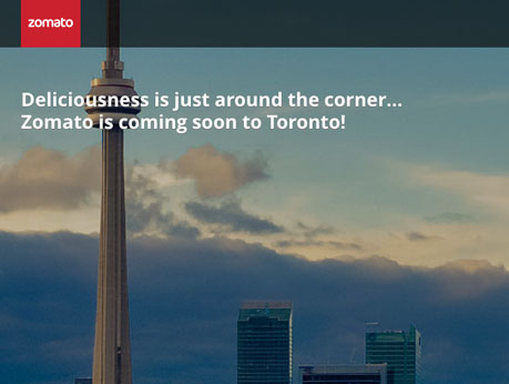 Restaurant search service, Zomato, launches Toronto edition