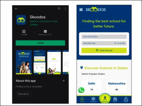Skoodos launches Android and iOS app for a painless  admission process