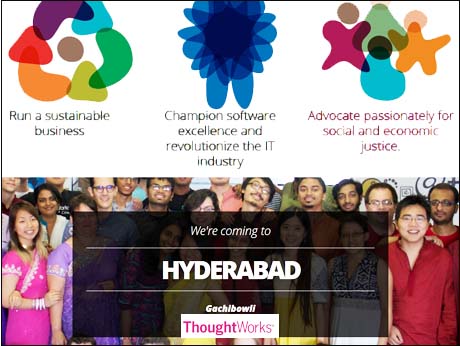Software products leader Thoughtworks, comes to Hyderbad 