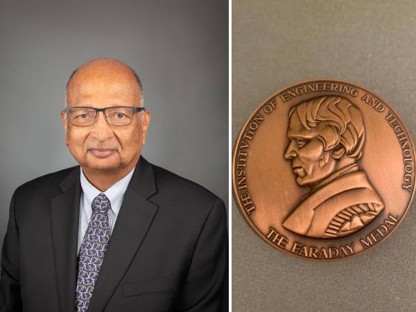 Stanford University Emeritus Professor Arogyaswami Paulraj receives  the IET's Faraday Medal  for 2023