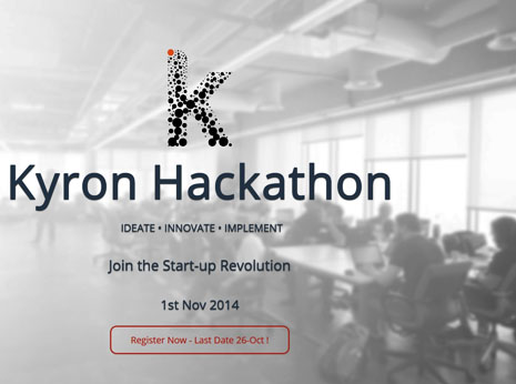 Still time to  attract startups at Kyron Hackathon