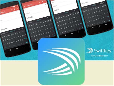 Swiftkey  language keyboard app now covers 22 Indian languages