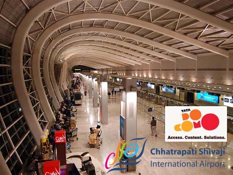 Tata Docomo  is to provide all voice and data services at Mumbai airport's new Terminal 2