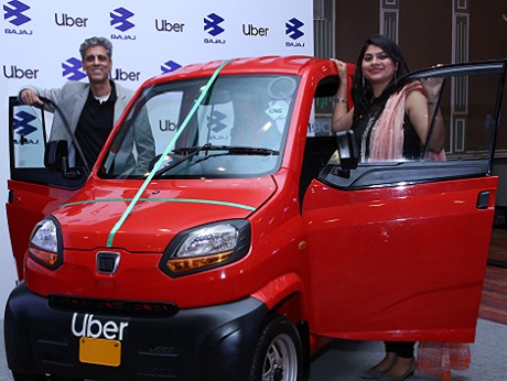 Uber partners with Bajaj to launch  Qute quadricycle rides in Bangalore