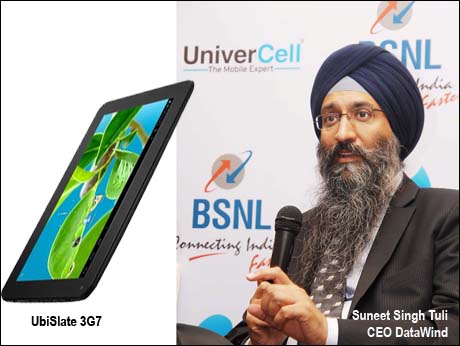UbiSlate budget tablets, now bundled with a year's free Internet from BSNL