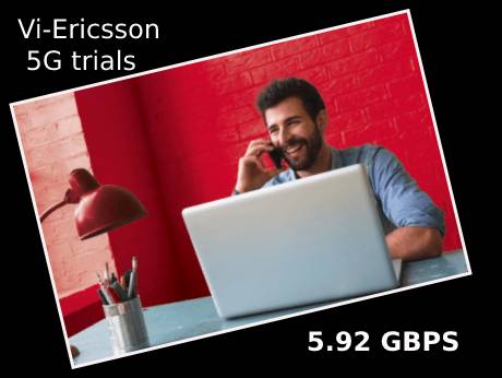 Vi, Ericsson achieve download speed of 5.92 GBPS during 5 G trials in India