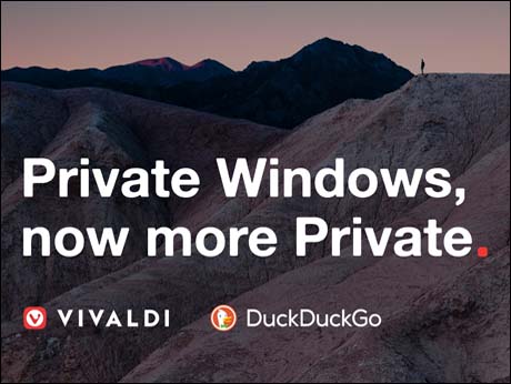 Vivaldi brings privacy to browsing  with the DuckDuckGo search engine