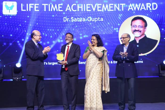 VLSI Society of India honours Dr. Satya Gupta with Lifetime Achievement Award