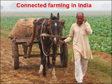 Vodafone study points to huge potential  of 'connecting' farmers in India