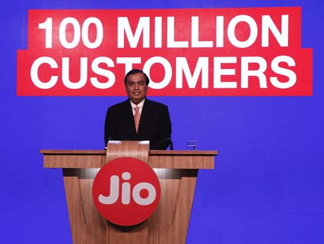 With 100 million customers signed up, Reliance Jio to go  pay mode from April