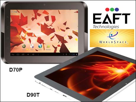 Good news for WorldSpace fans:  their favourite music now downloadable on   EAFT's tablets 