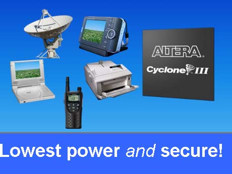 From Altera: lowest power FPGAs are also  among most secure