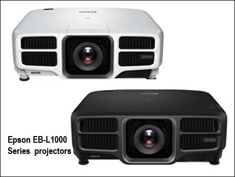 Epson launches lampless laser projectors