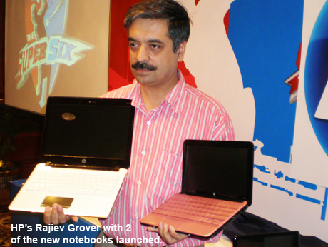 HP 'Super Six' notebook  launch for India