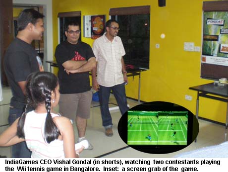 Game, set and match with  Indiagames’  Wii tennis
