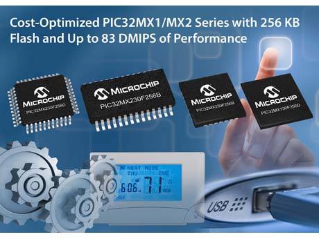 New Microchip MCUs  for embedded control and touch applications
