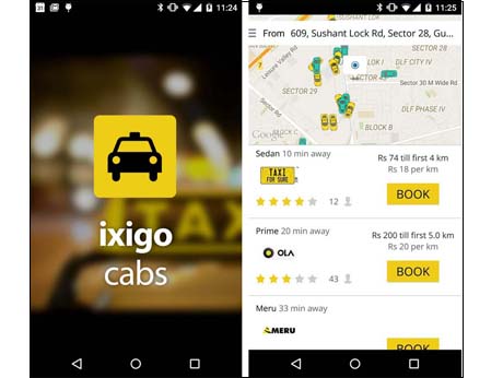 Search for all cabs in your area from one app