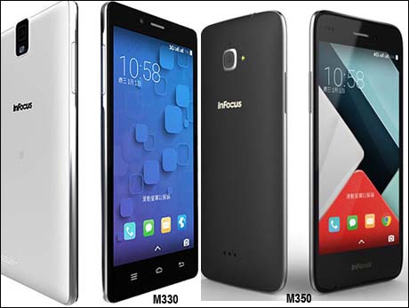  M 330 & M 350... twin phone  launches from InFocus