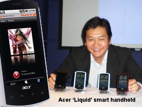 Acer’s Liquid smart phone: Android+Snapdragon combo