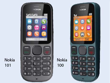 Nokia 100 & 101: affordable  single, dual SIM handsets