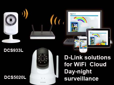 D-Link DCS 933L:    WiFi Cloud Camera for home surveillance