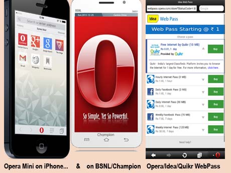 Indian  mobile service providers embrace Opera browser