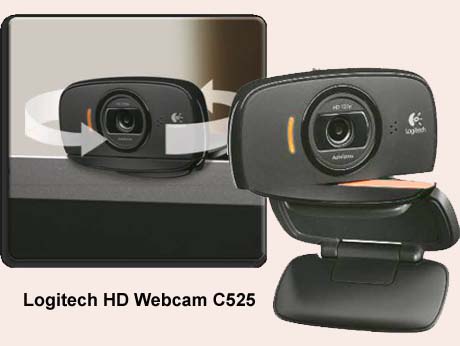 Logitech HD Webcam C525: Videocalls and  social media uploads made easy