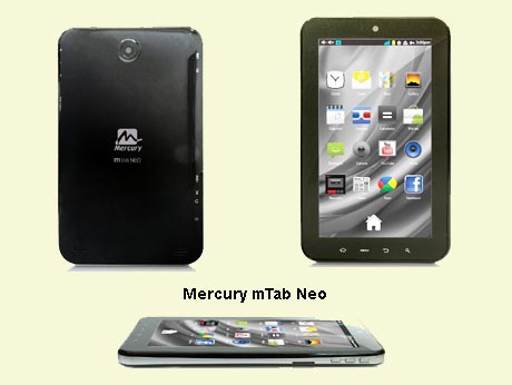 Mercury mTab Neo has 3G SIM support