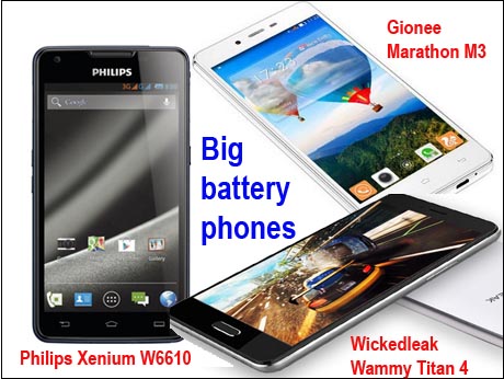 Phones with BIG batteries