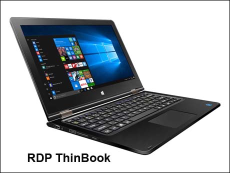 RDP ThinBook:  Lightweight Wintel machine