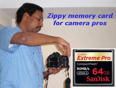 SanDisk Extreme Pro: Zippy new memory card for hard core digital  SLR professionals