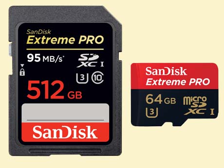 SanDisk Extreme Pro microSDXC and SDXC cards: breaking speed and capacity barriers